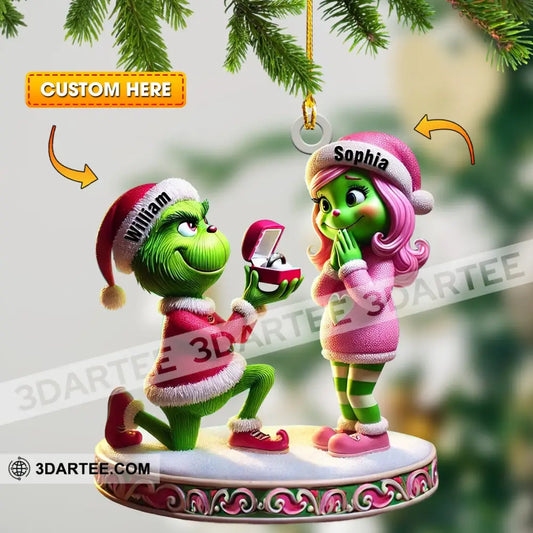 Propose Home Decor Christmas Ornament Personalized Ornament 3.54’’ / 1 Ornament Ornament