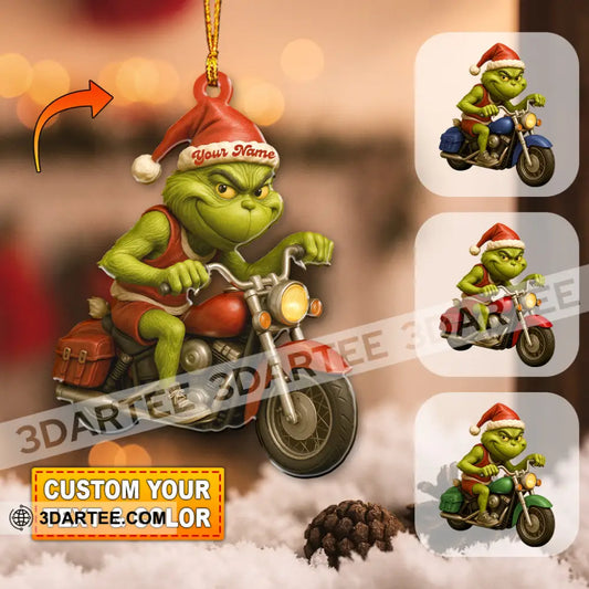 Racing ELF Home Decor Christmas Ornament Personalized Ornament 3.54’’ / 1 Ornament Ornament