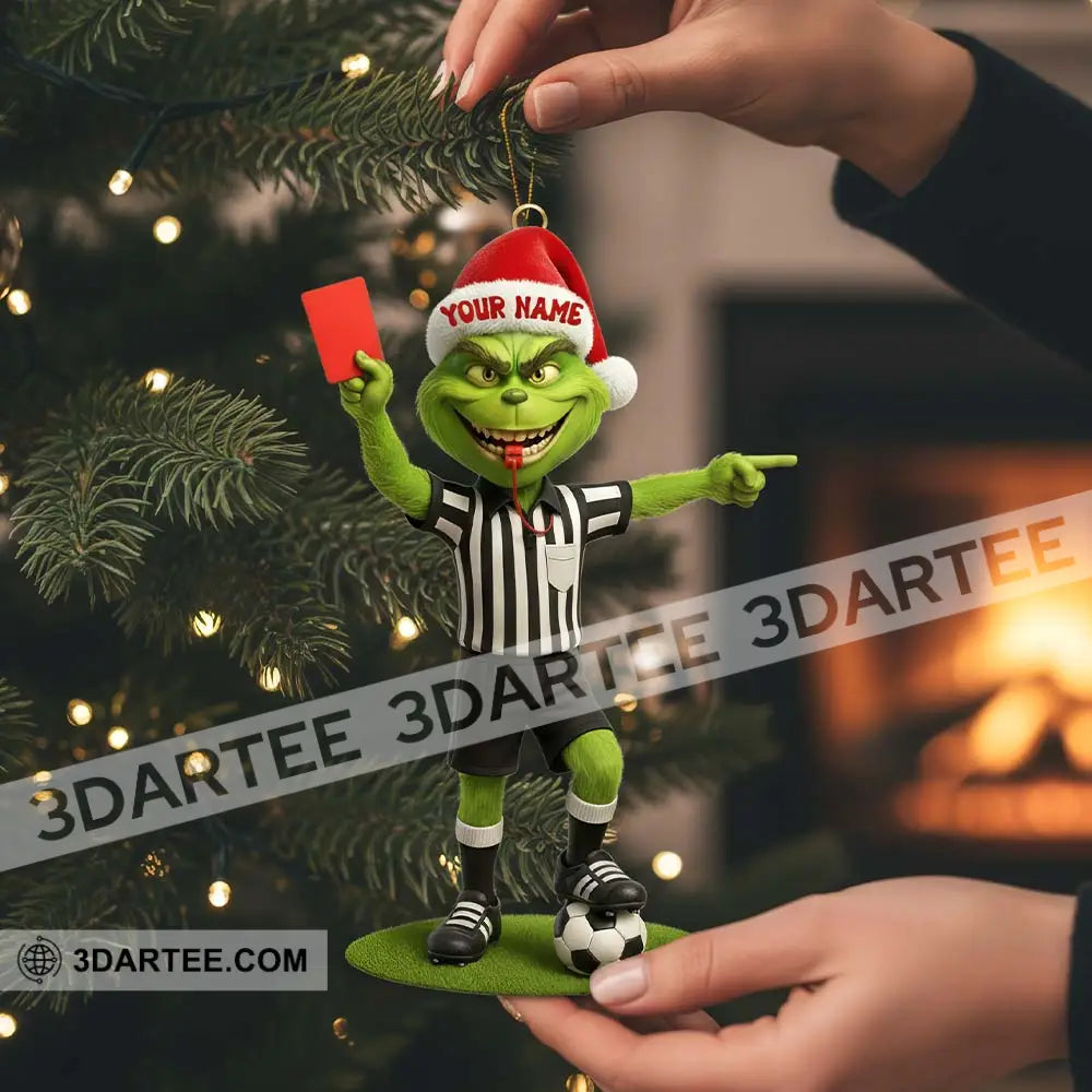 Referee Home Decor Christmas Ornament Personalized Ornament Ornament
