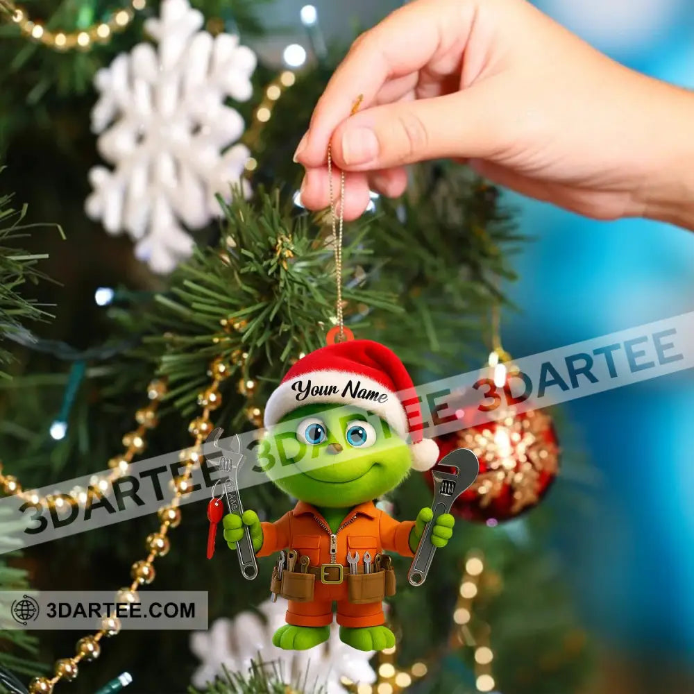 Repairman Grinch Home Decor Christmas Ornament Personalized Ornament Ornament