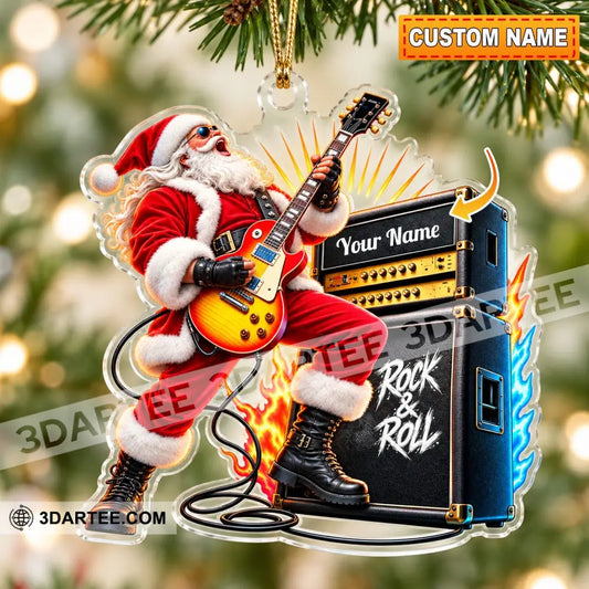 Rock And Roll Home Decor Christmas Ornament Personalized Ornament - 3.54’’ / 1 Ornament - Ornament