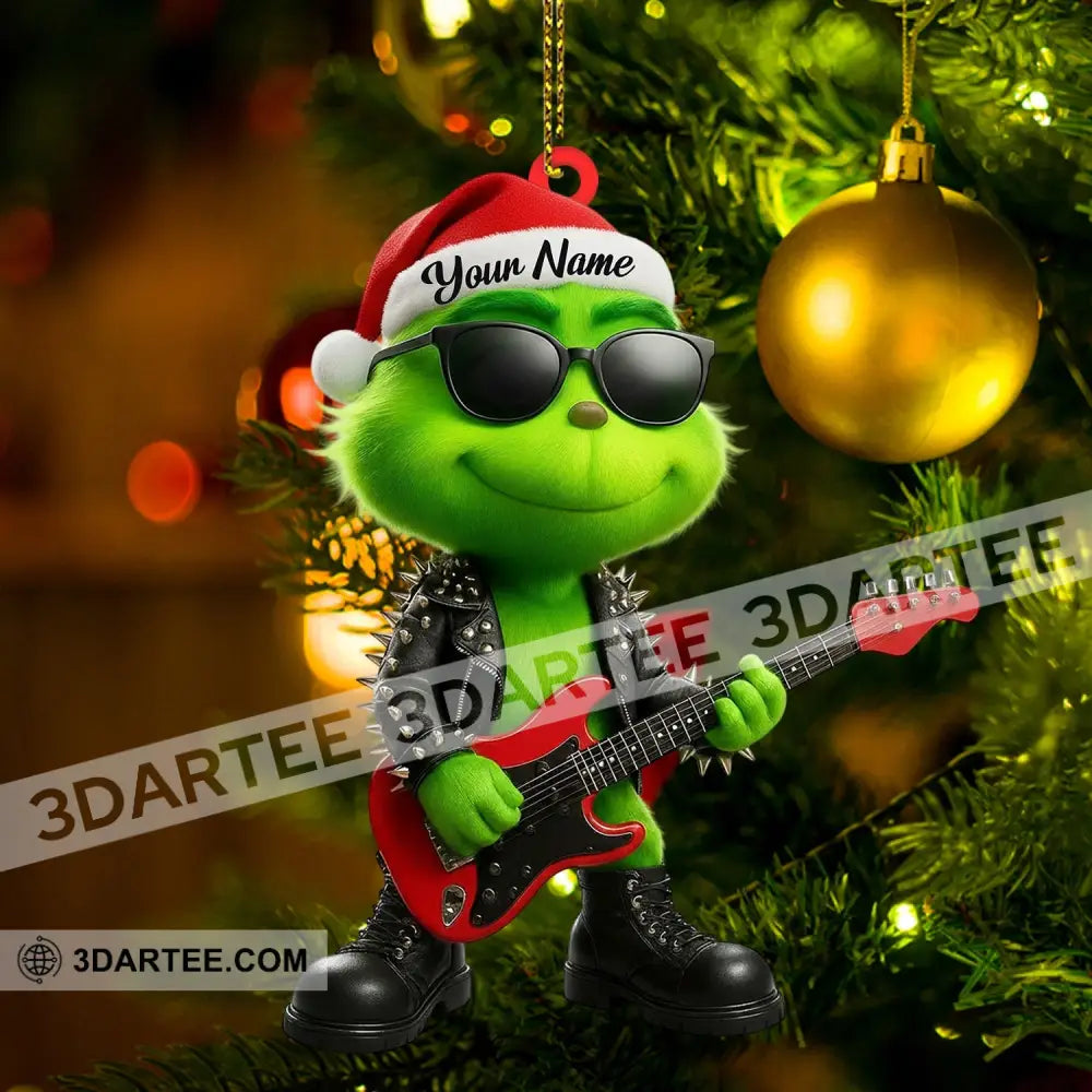 Rock Star Home Decor Christmas Ornament Personalized Ornament Ornament