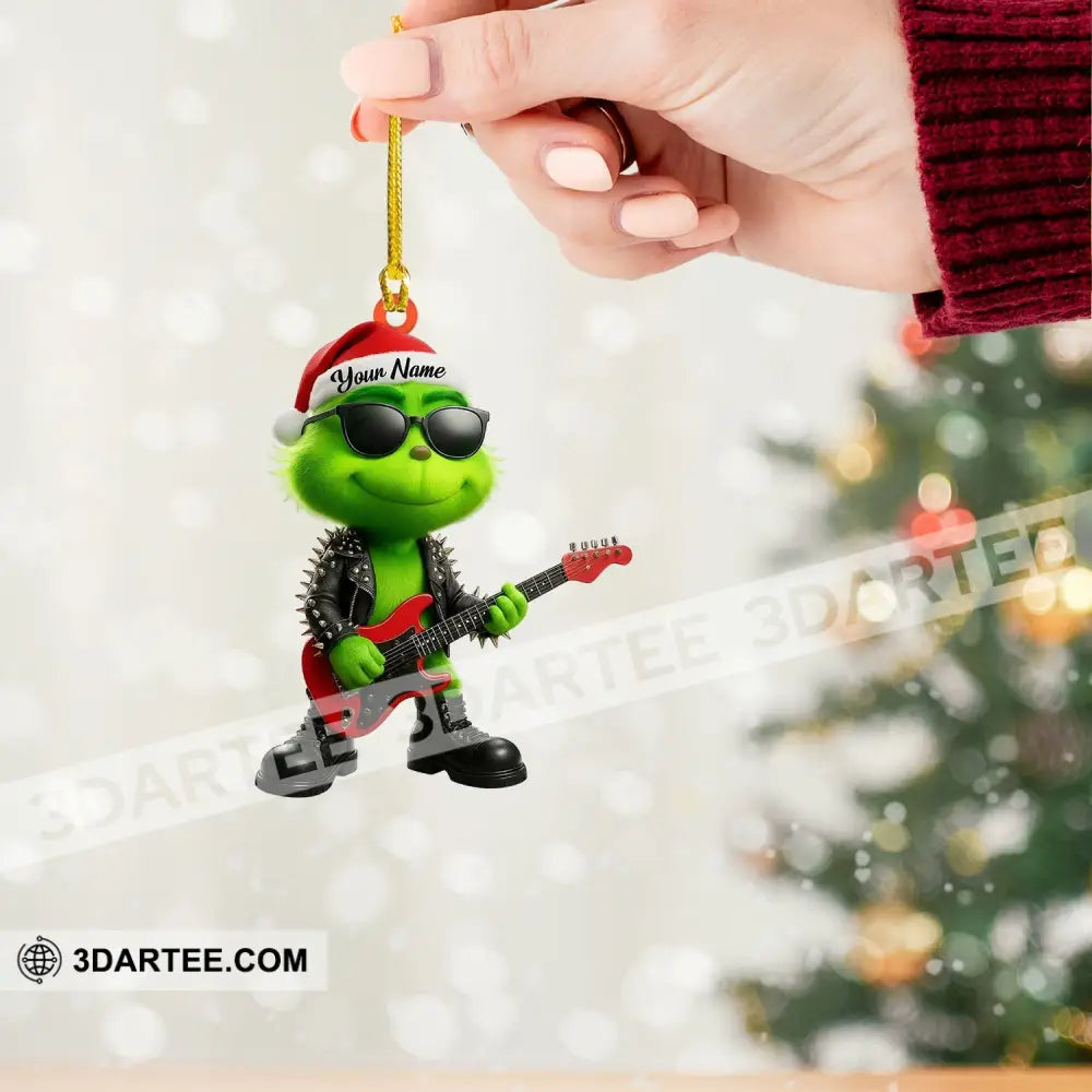 Rock Star Home Decor Christmas Ornament Personalized Ornament Ornament