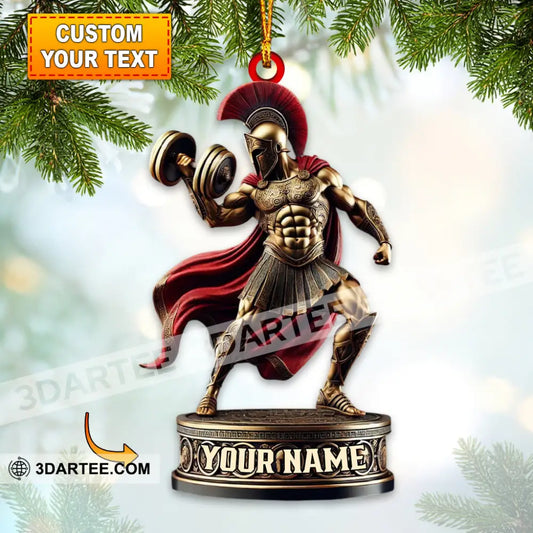 Roman Soldier Christmas Home Decor Christmas Ornament Personalized Ornament 3.54’’ / 1 Ornament Ornament