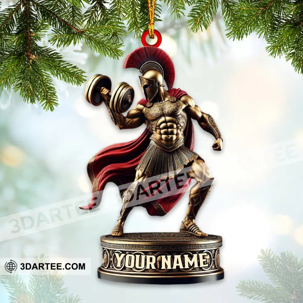 Roman Soldier Christmas Home Decor Christmas Ornament Personalized Ornament Ornament