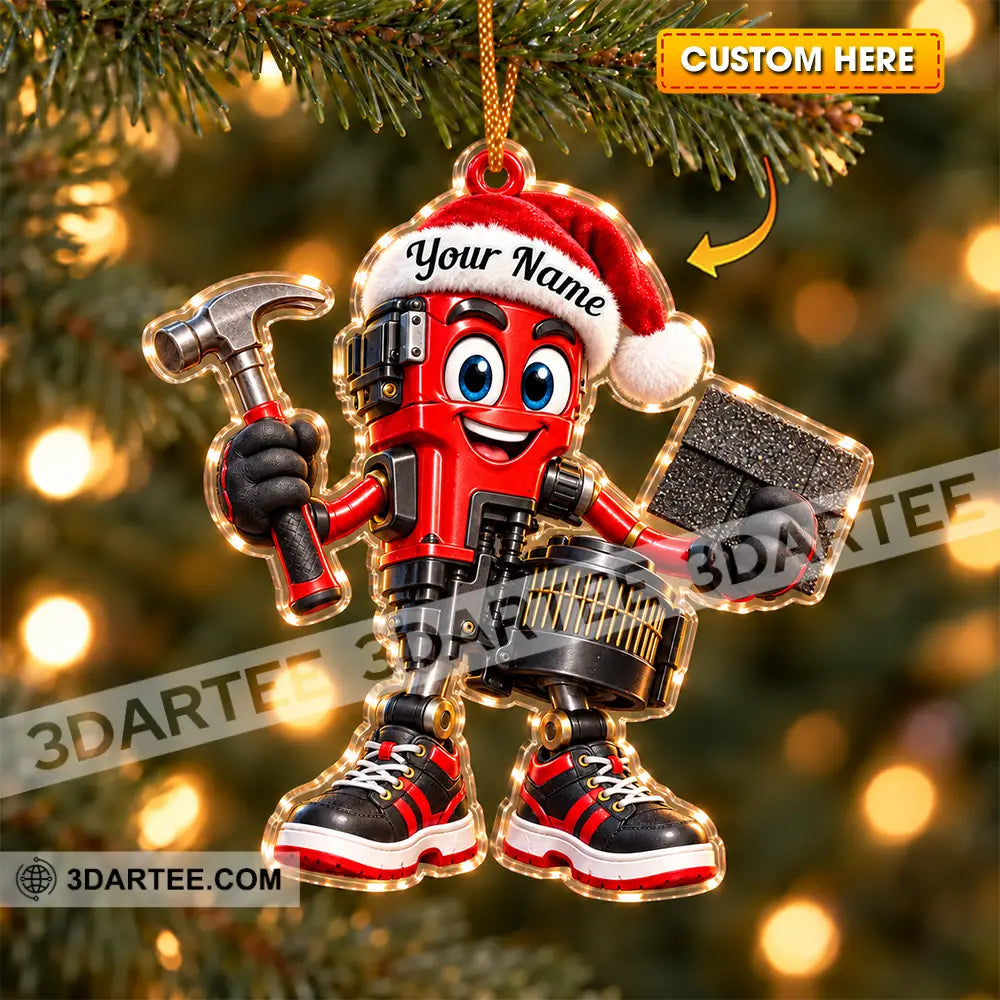 Roofer Home Decor Christmas Ornament Personalized Ornament - 3.54’’ / 1 Ornament - Ornament