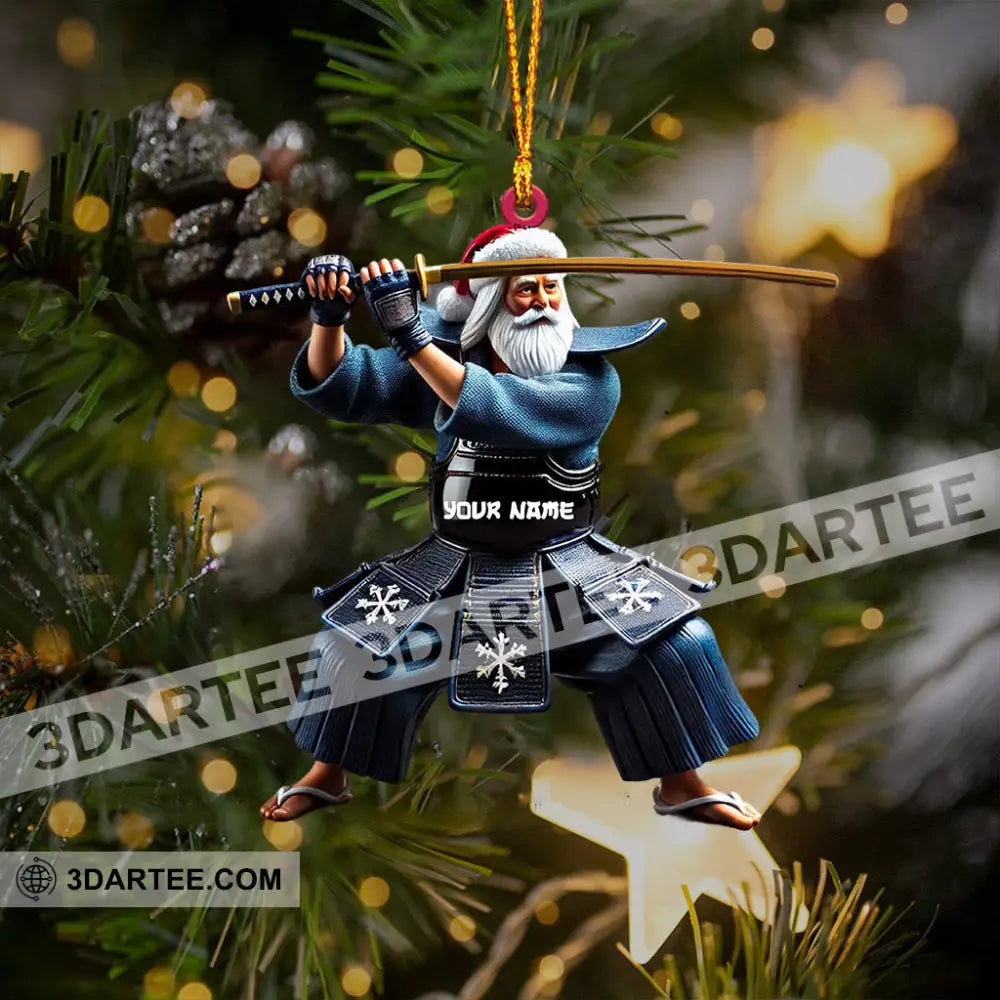 Samurai Home Decor Christmas Ornament Personalized Ornament Ornament