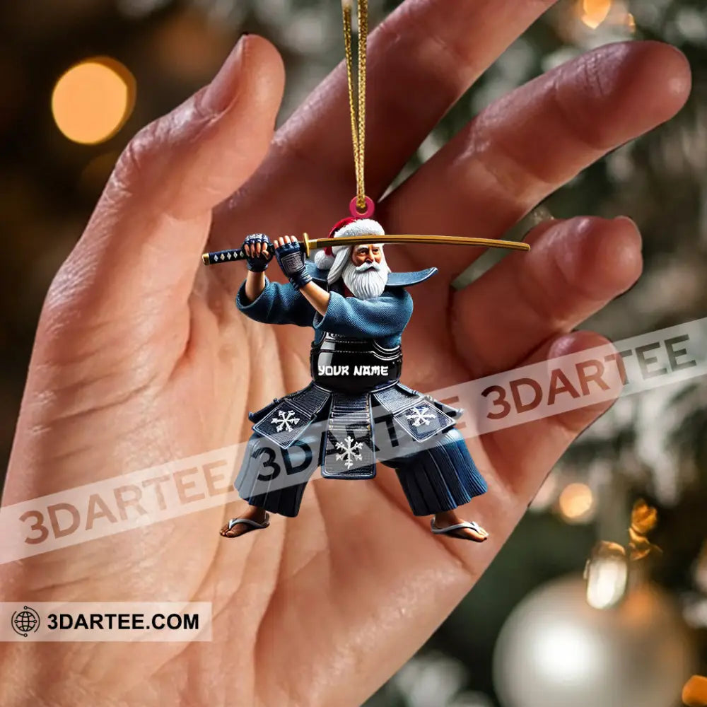 Samurai Home Decor Christmas Ornament Personalized Ornament Ornament