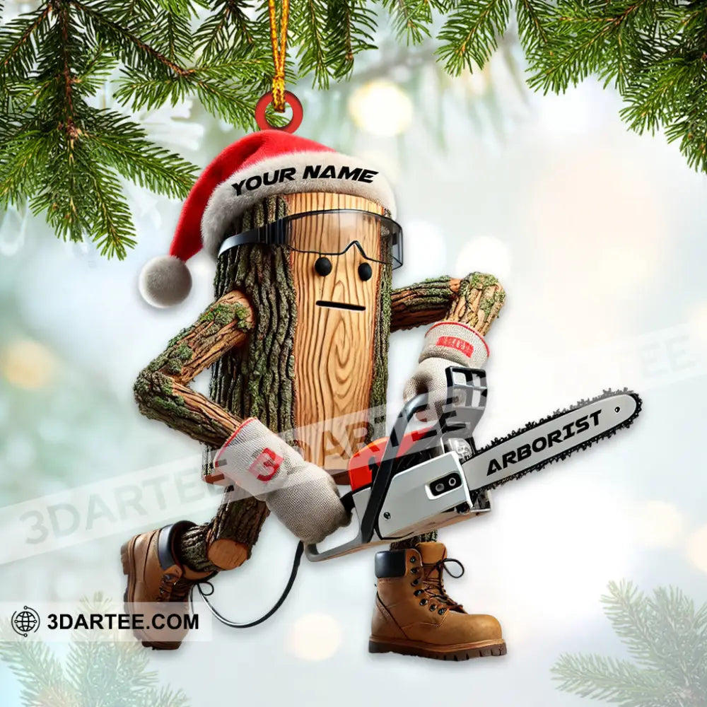 Santa Carpenter Home Decor Christmas Ornament Personalized Ornament Ornament