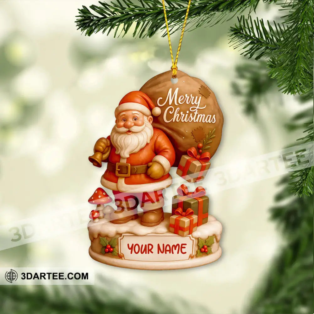 Santa Claus Home Decor Christmas Ornament Personalized Ornament Ornament