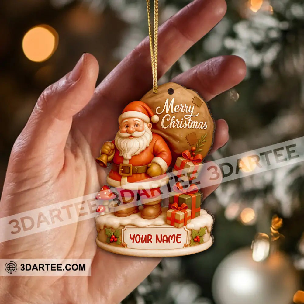 Santa Claus Home Decor Christmas Ornament Personalized Ornament Ornament
