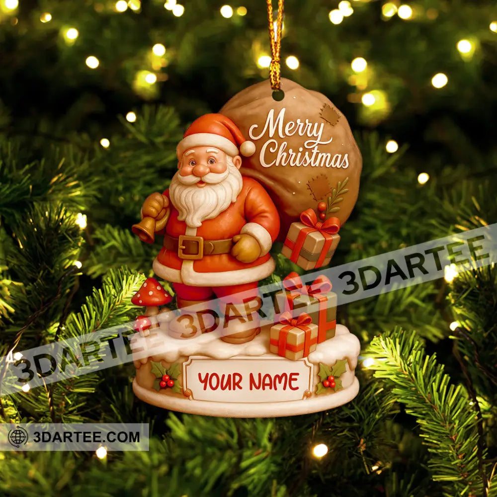 Santa Claus Home Decor Christmas Ornament Personalized Ornament Ornament