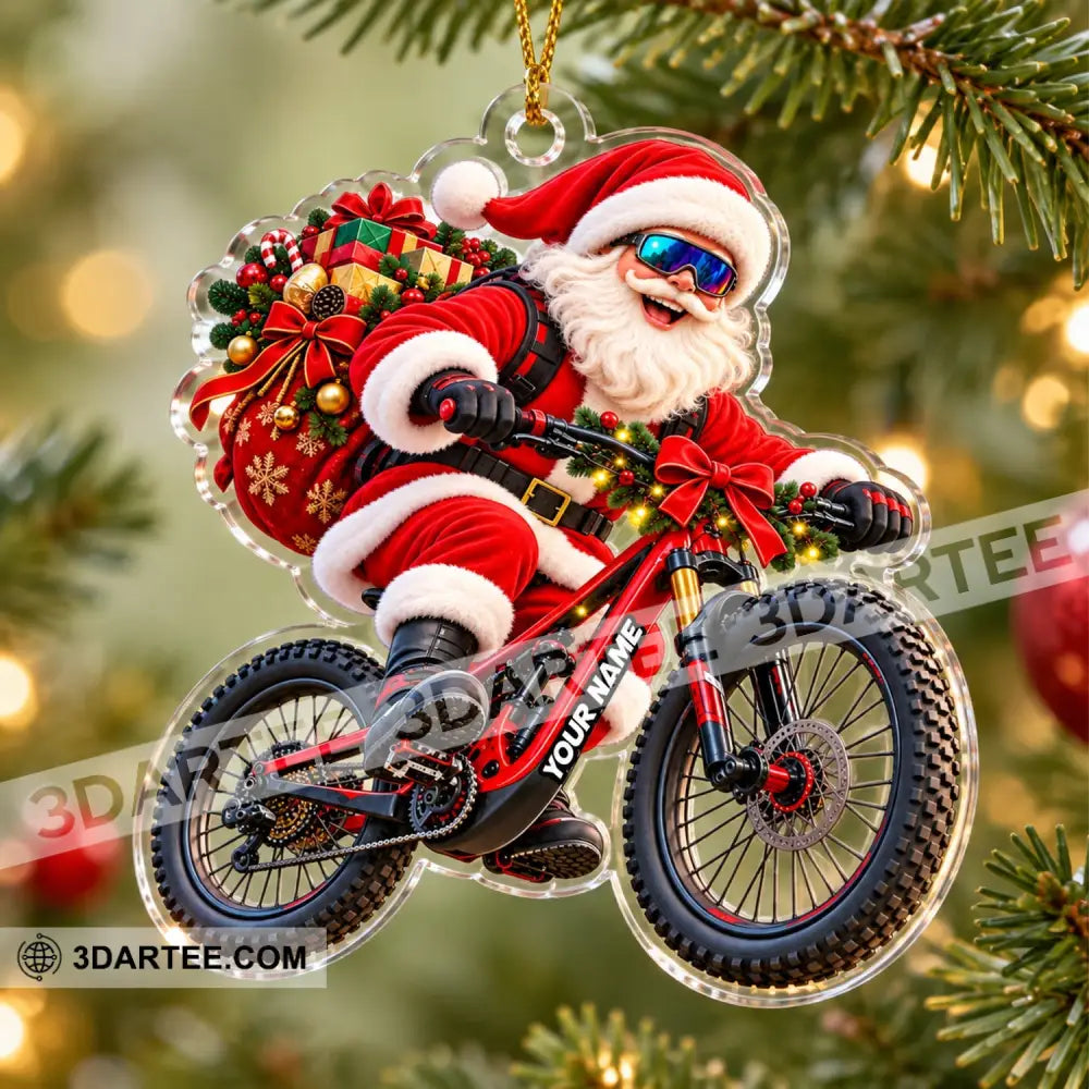 Santa Coming Home Decor Christmas Ornament Personalized Ornament - Ornament