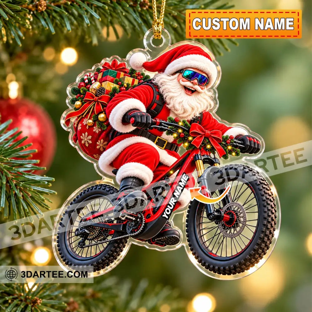 Santa Coming Home Decor Christmas Ornament Personalized Ornament - 3.54’’ / 1 Ornament - Ornament