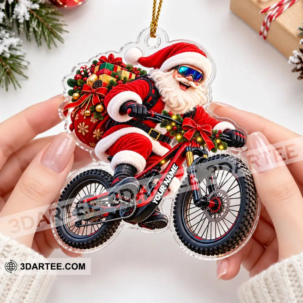 Santa Coming Home Decor Christmas Ornament Personalized Ornament - Ornament