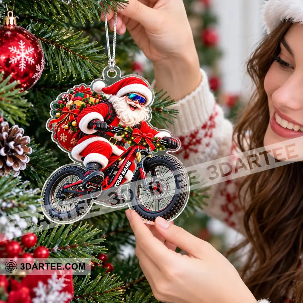 Santa Coming Home Decor Christmas Ornament Personalized Ornament - Ornament