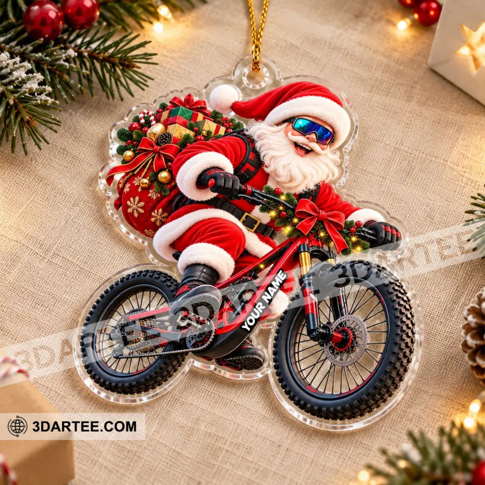 Santa Coming Home Decor Christmas Ornament Personalized Ornament - Ornament