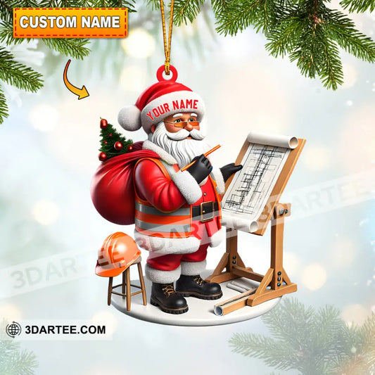 Santa Designer Home Decor Christmas Ornament Personalized Ornament 3.54’’ / 1 Ornament Ornament