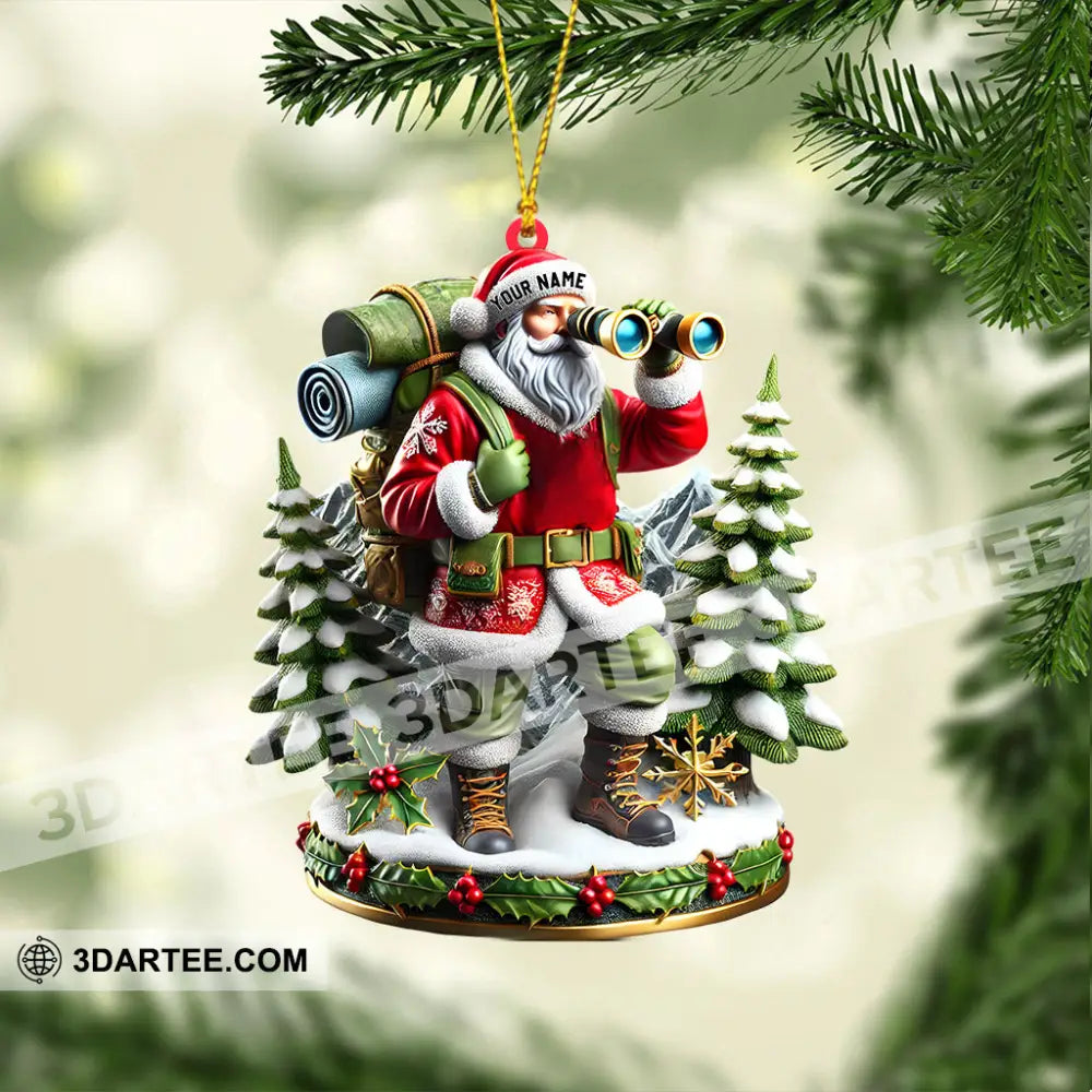 Santa Discovery Home Decor Christmas Ornament Personalized Ornament Ornament