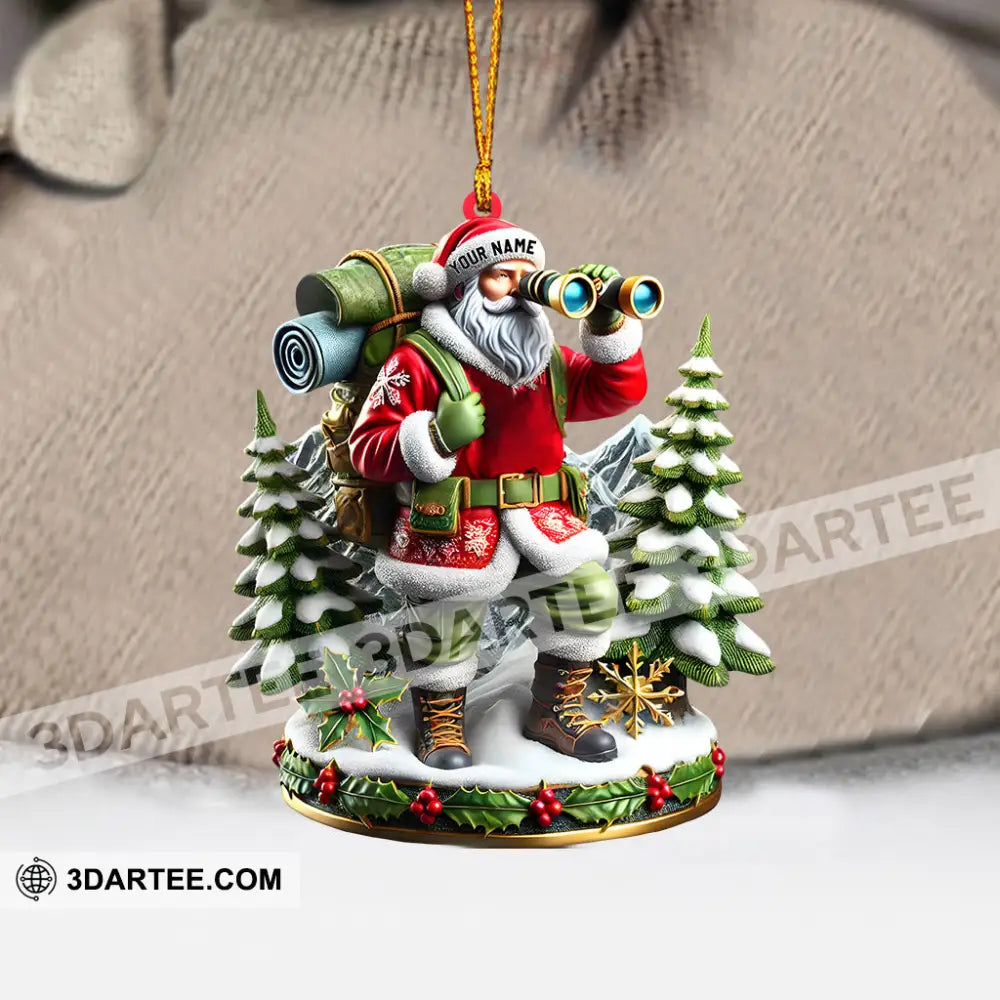 Santa Discovery Home Decor Christmas Ornament Personalized Ornament Ornament