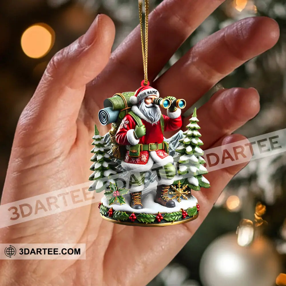 Santa Discovery Home Decor Christmas Ornament Personalized Ornament Ornament