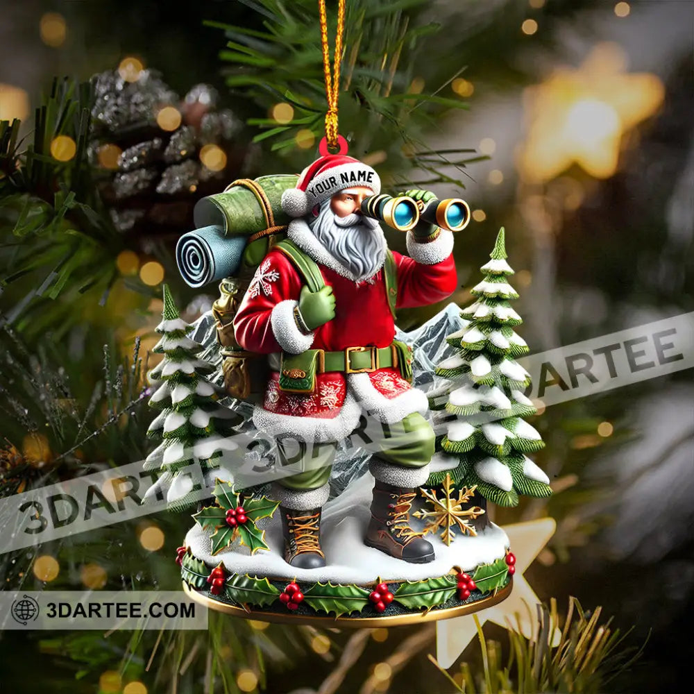 Santa Discovery Home Decor Christmas Ornament Personalized Ornament Ornament