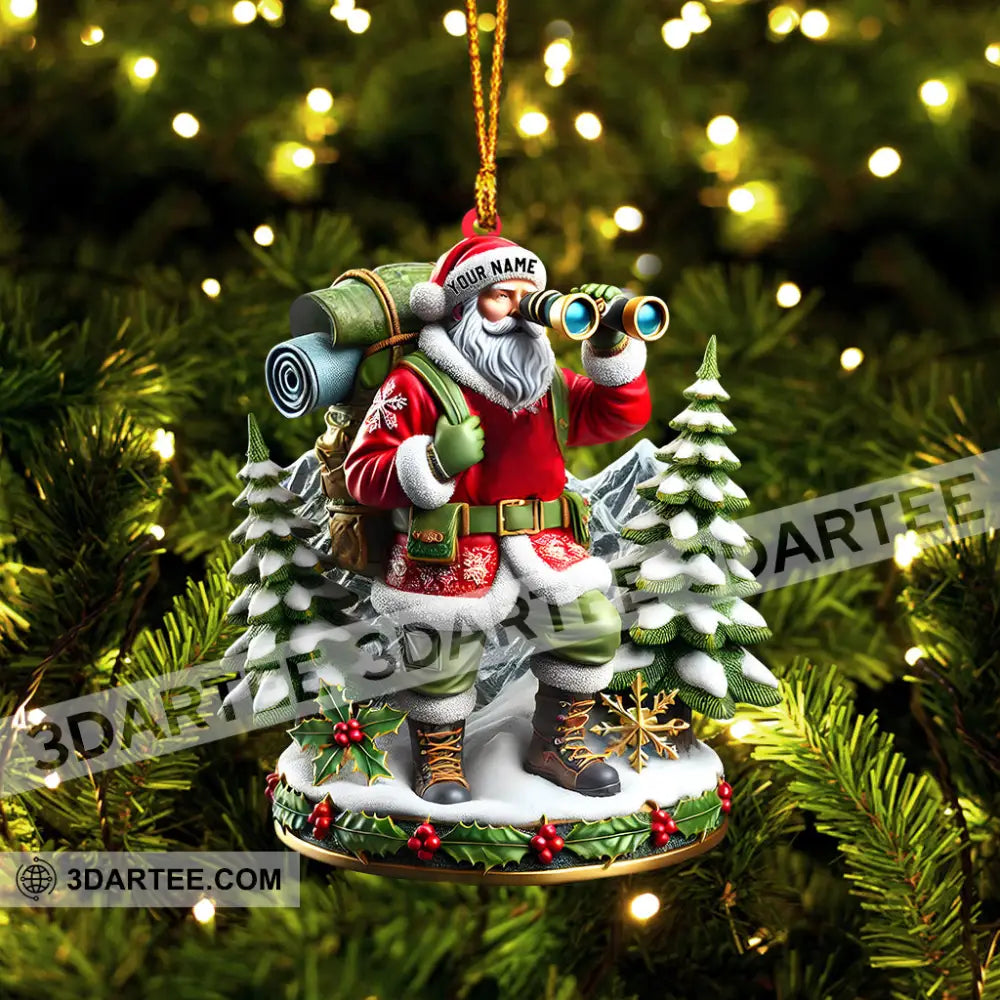 Santa Discovery Home Decor Christmas Ornament Personalized Ornament Ornament