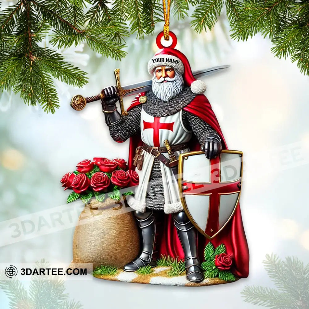 Santa England Christmas Home Decor Christmas Ornament Personalized Ornament Ornament