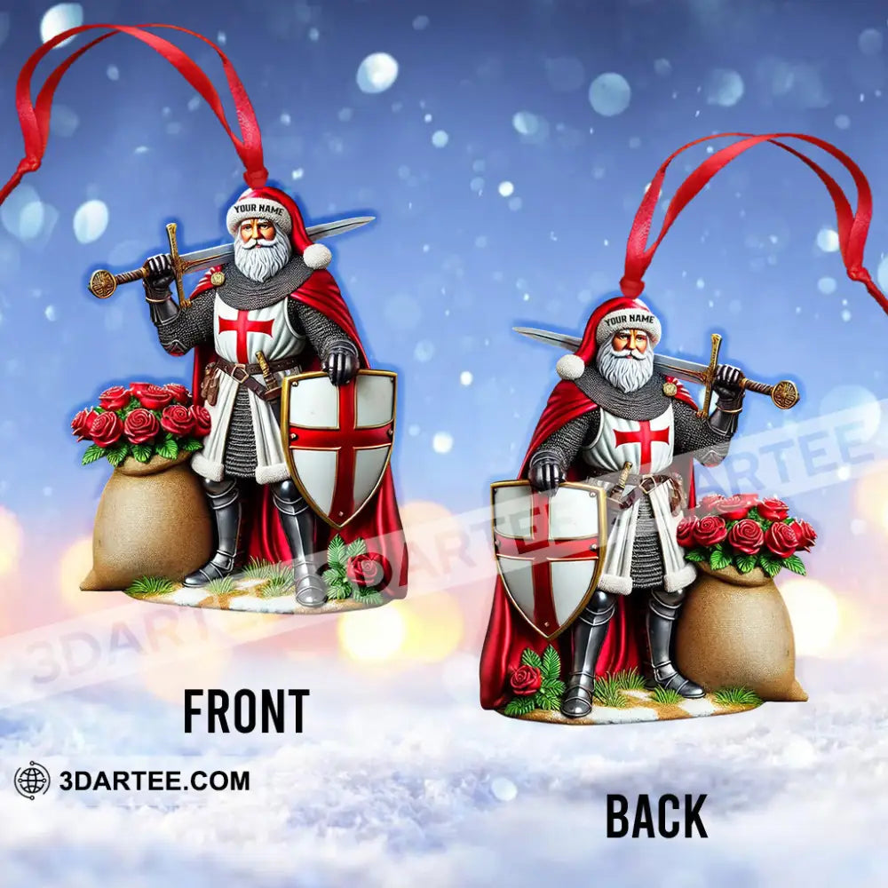 Santa England Christmas Home Decor Christmas Ornament Personalized Ornament Ornament