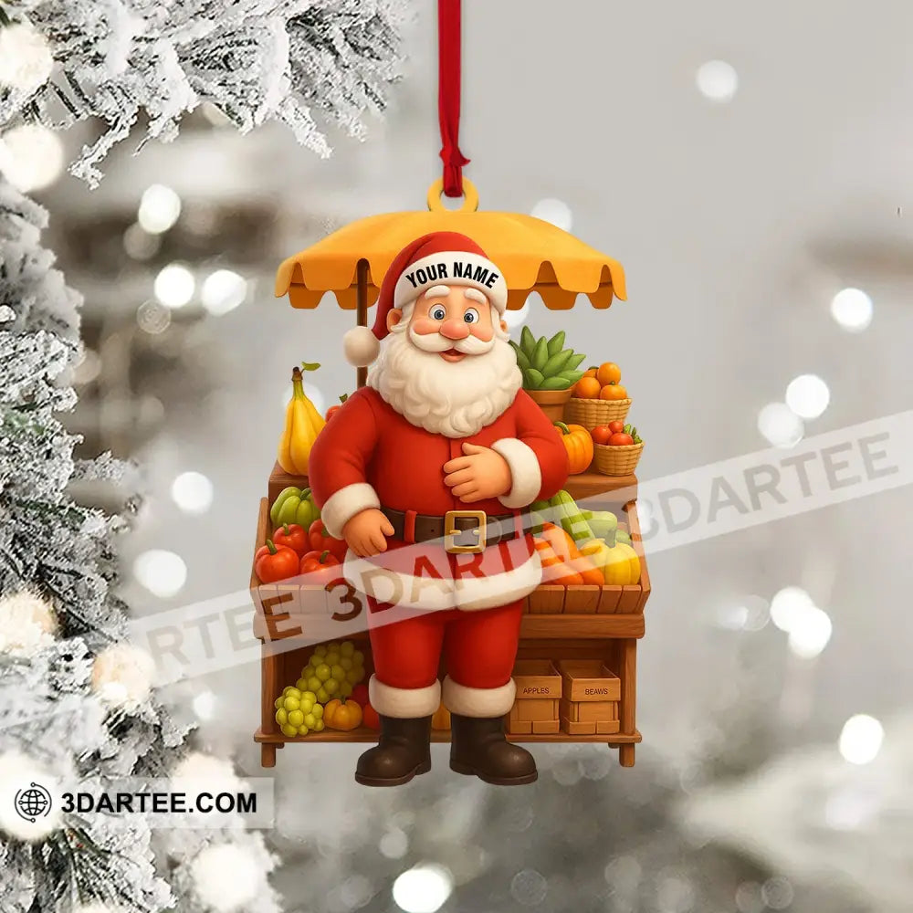 Santa Home Decor Christmas Ornament Personalized Ornament Ornament