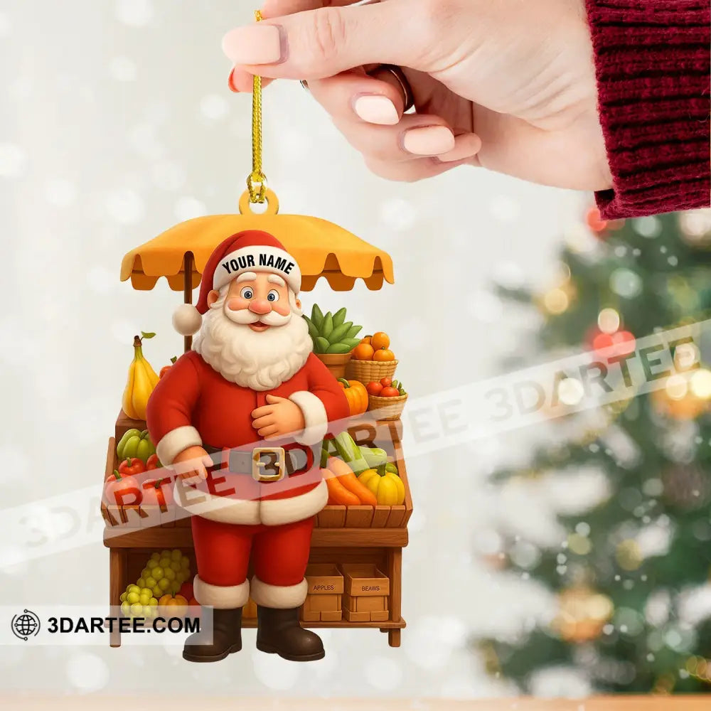 Santa Home Decor Christmas Ornament Personalized Ornament Ornament