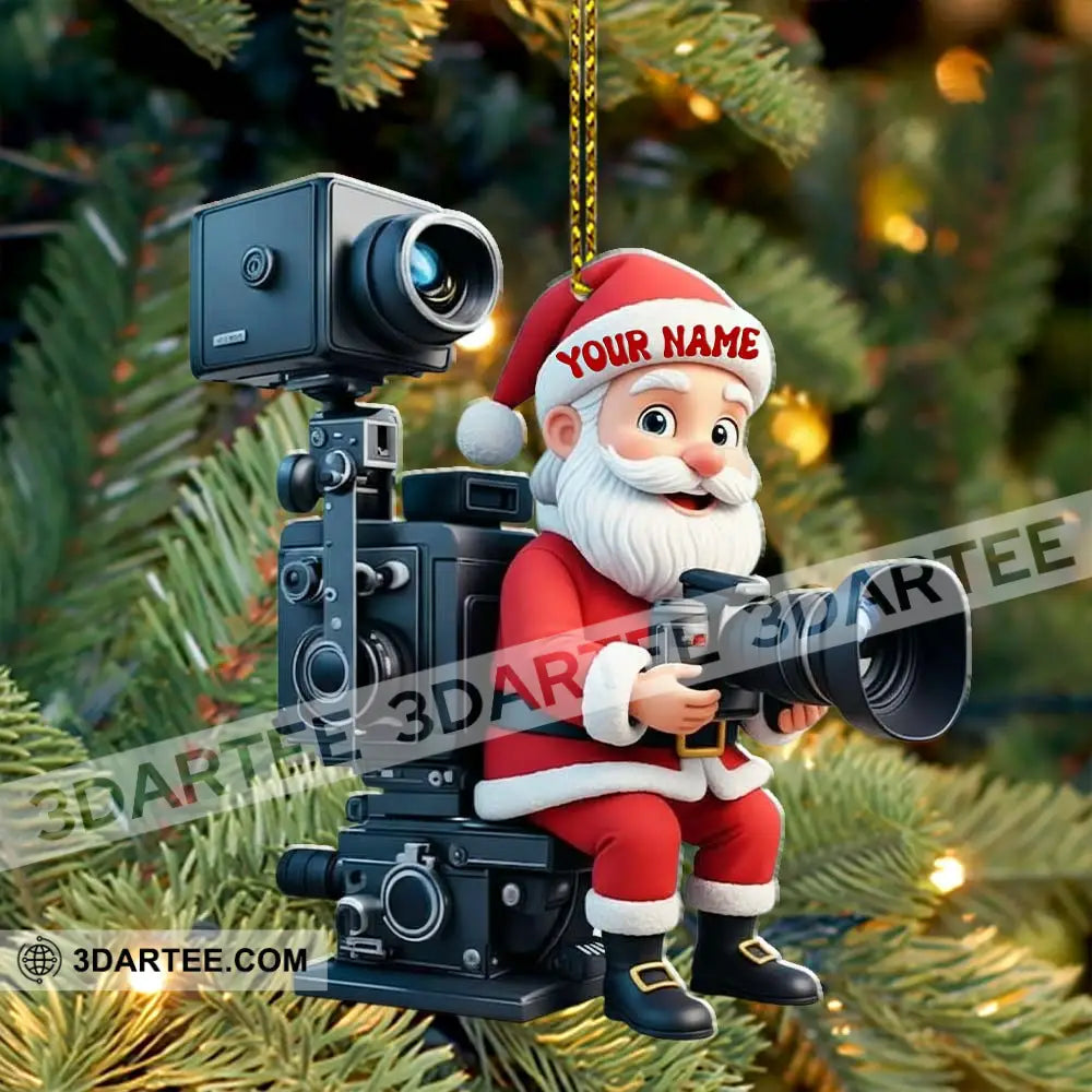 Santa Photography Home Decor Christmas Ornament Personalized Ornament Ornament
