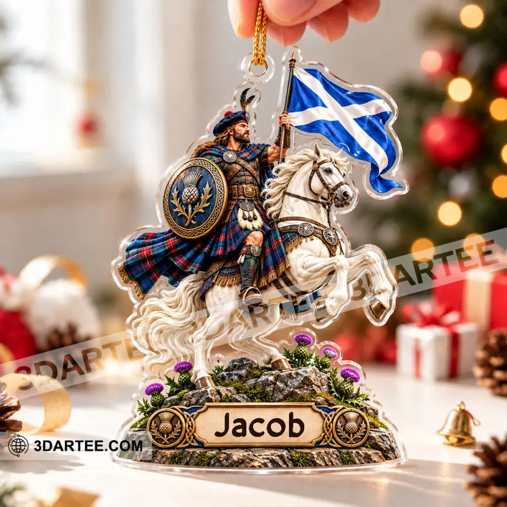Scotland Home Decor Christmas Ornament Personalized Ornament - Ornament