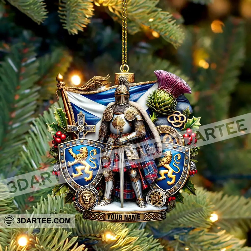 Scotland Lover Christmas Ornament Personalized Ornament Ornament