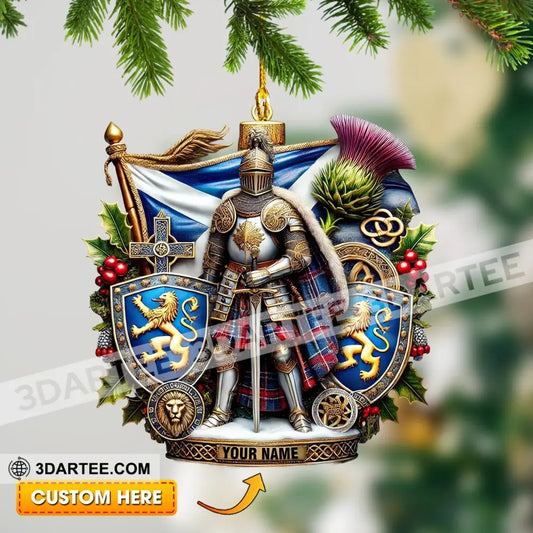 Scotland Lover Christmas Ornament Personalized Ornament Ornament
