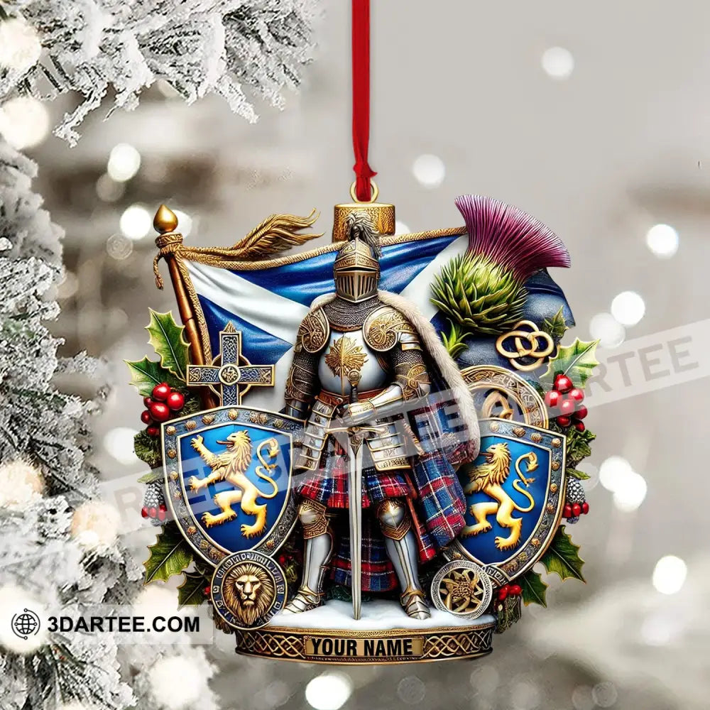 Scotland Lover Christmas Ornament Personalized Ornament Ornament