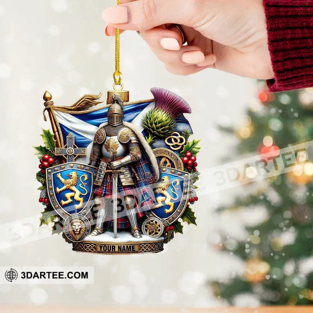 Scotland Lover Christmas Ornament Personalized Ornament Ornament