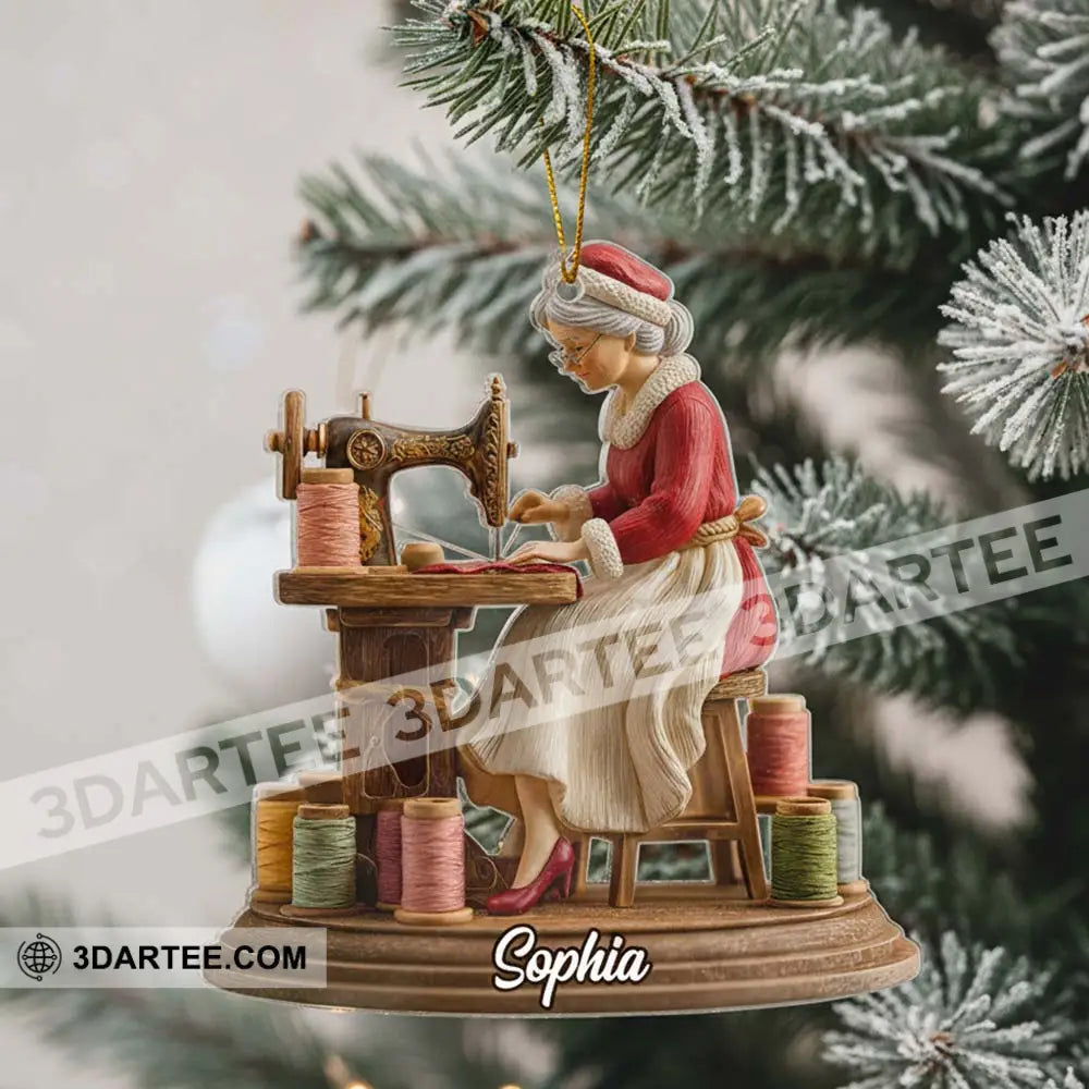 Sewing Christmas Home Decor Christmas Ornament Personalized Ornament Ornament