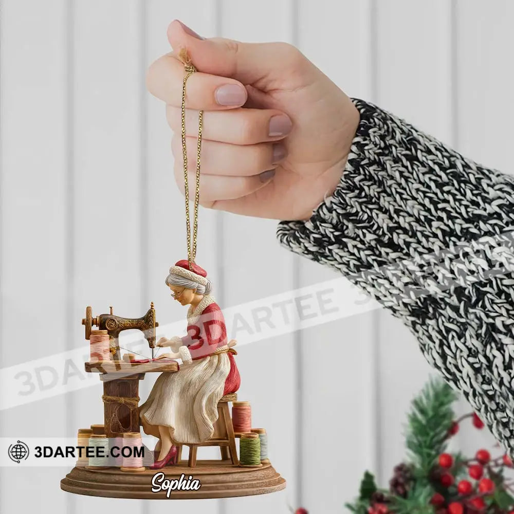 Sewing Christmas Home Decor Christmas Ornament Personalized Ornament Ornament