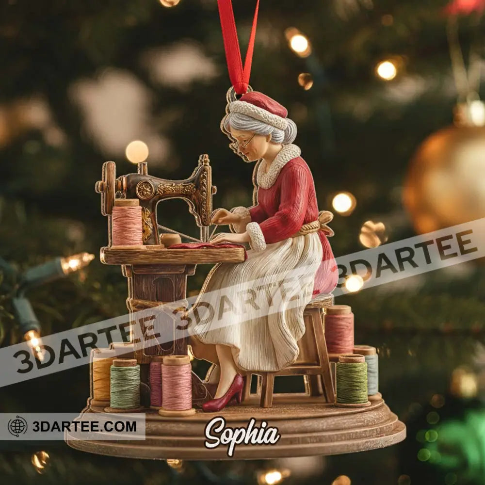 Sewing Christmas Home Decor Christmas Ornament Personalized Ornament Ornament