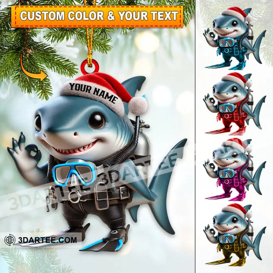 Shark King Home Decor Christmas Ornament Personalized Ornament Ornament