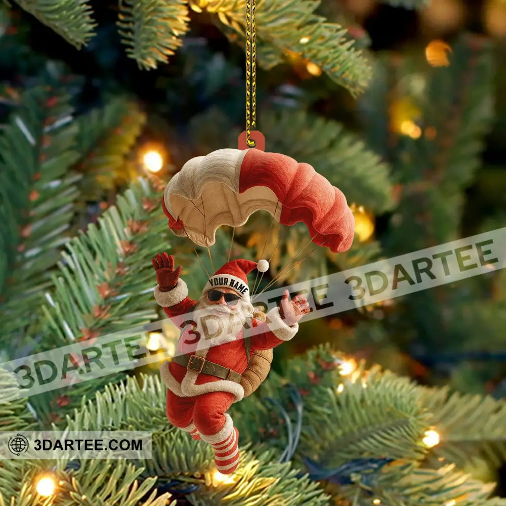 Skydiving Home Decor Christmas Ornament Personalized Ornament Ornament