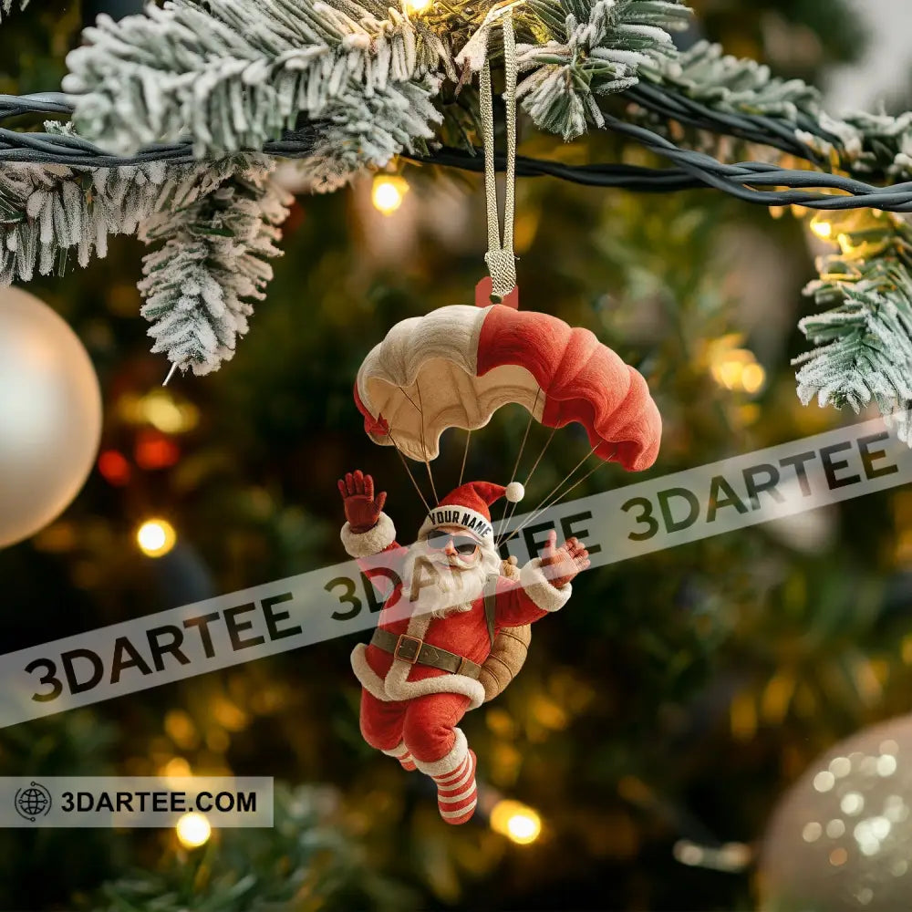 Skydiving Home Decor Christmas Ornament Personalized Ornament Ornament