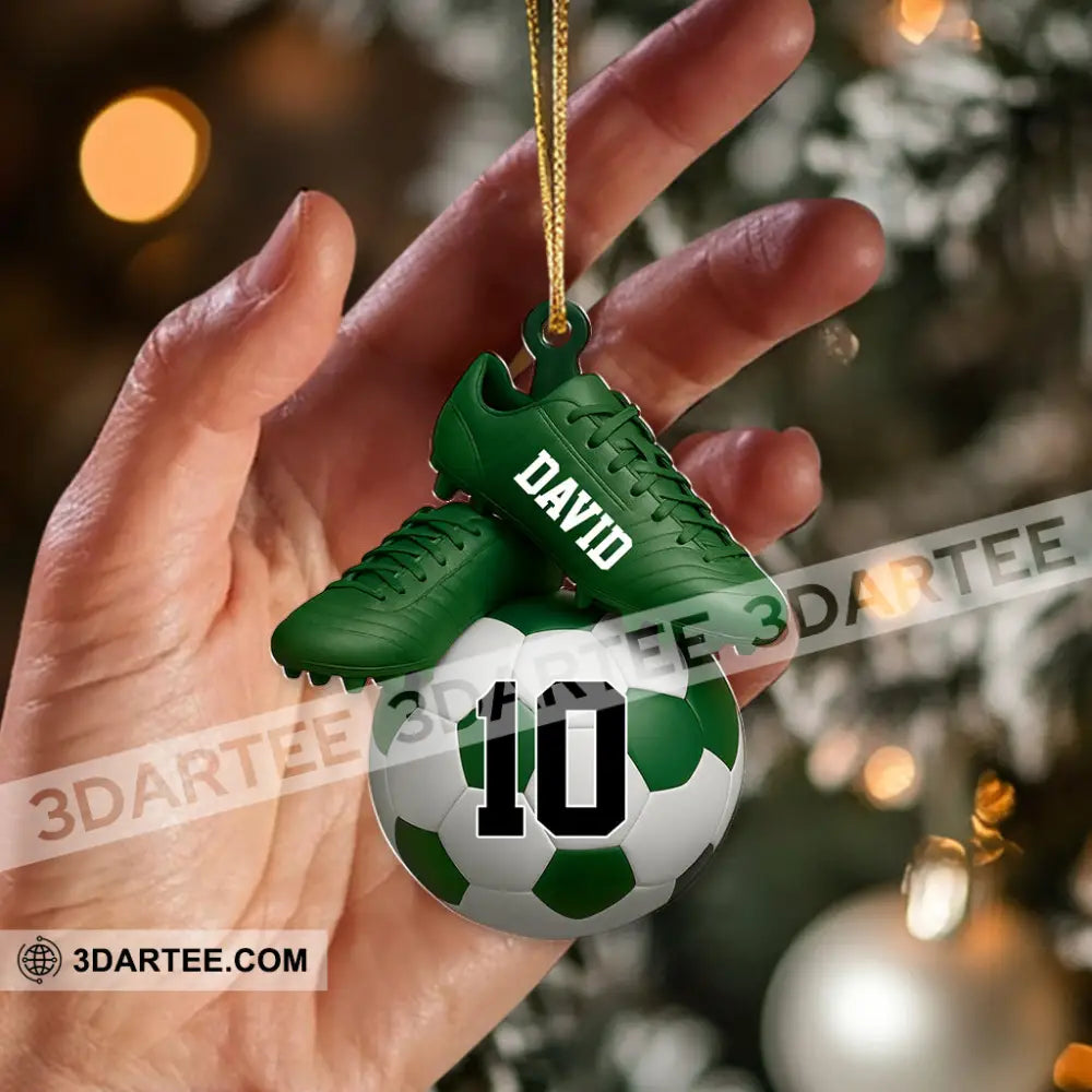 Soccer Home Decor Christmas Ornament Personalized Ornament Ornament