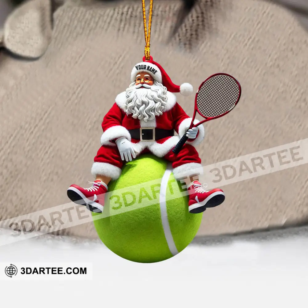 Sport Lover Santa Home Decor Christmas Ornament Personalized Ornament Ornament