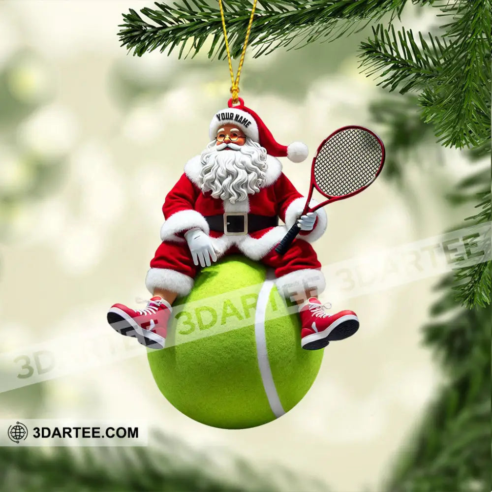 Sport Lover Santa Home Decor Christmas Ornament Personalized Ornament Ornament
