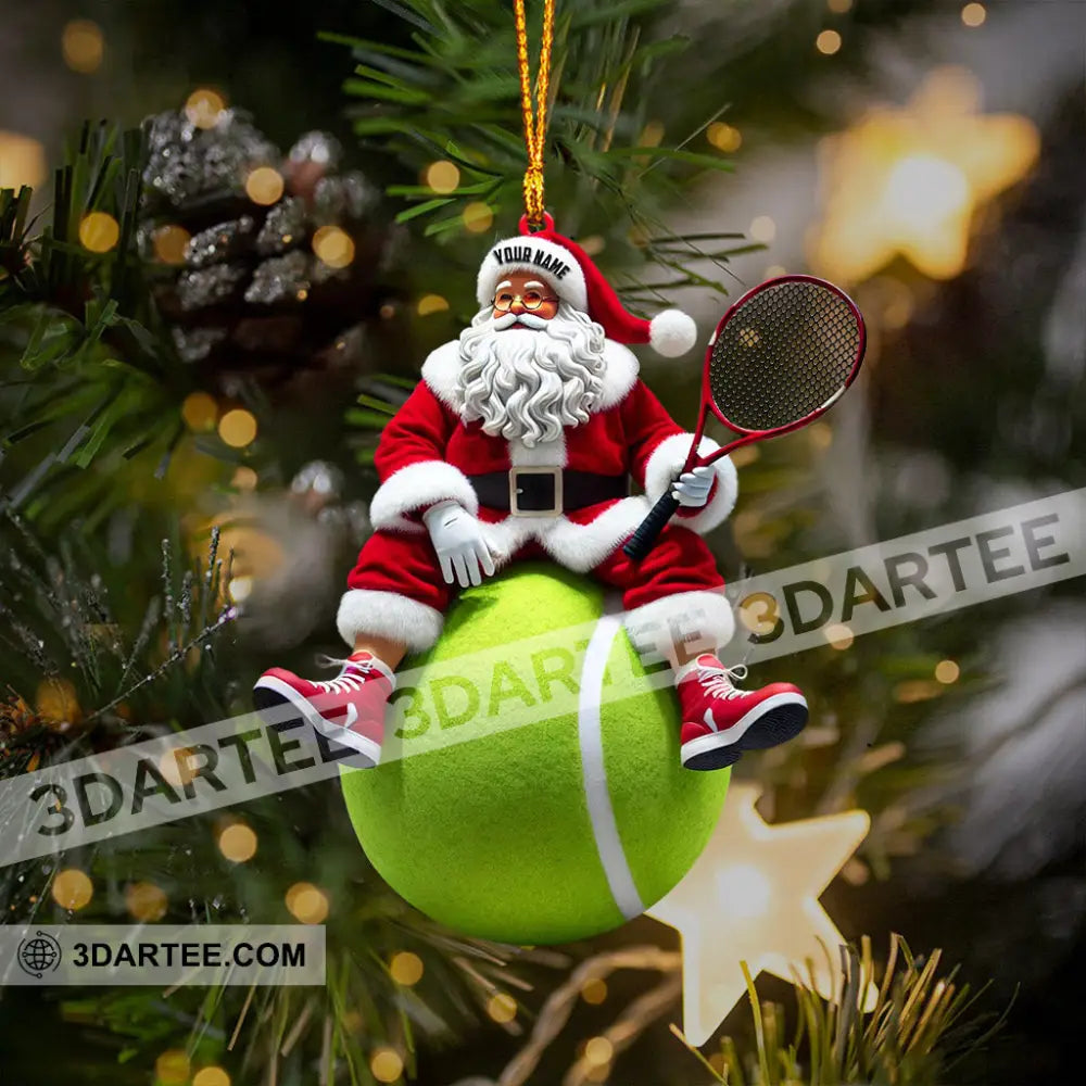 Sport Lover Santa Home Decor Christmas Ornament Personalized Ornament Ornament