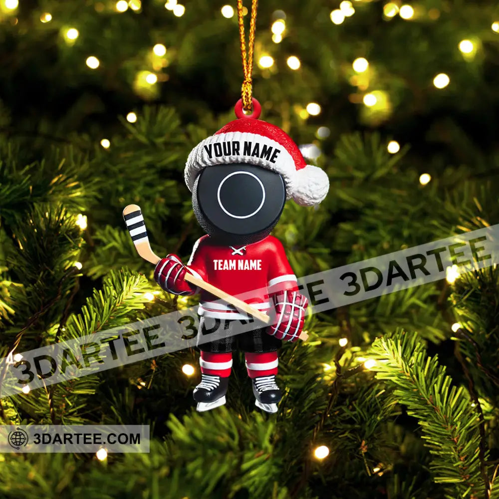 Squid Game Hockey Christmas Ornament Personalized Ornament Ornament