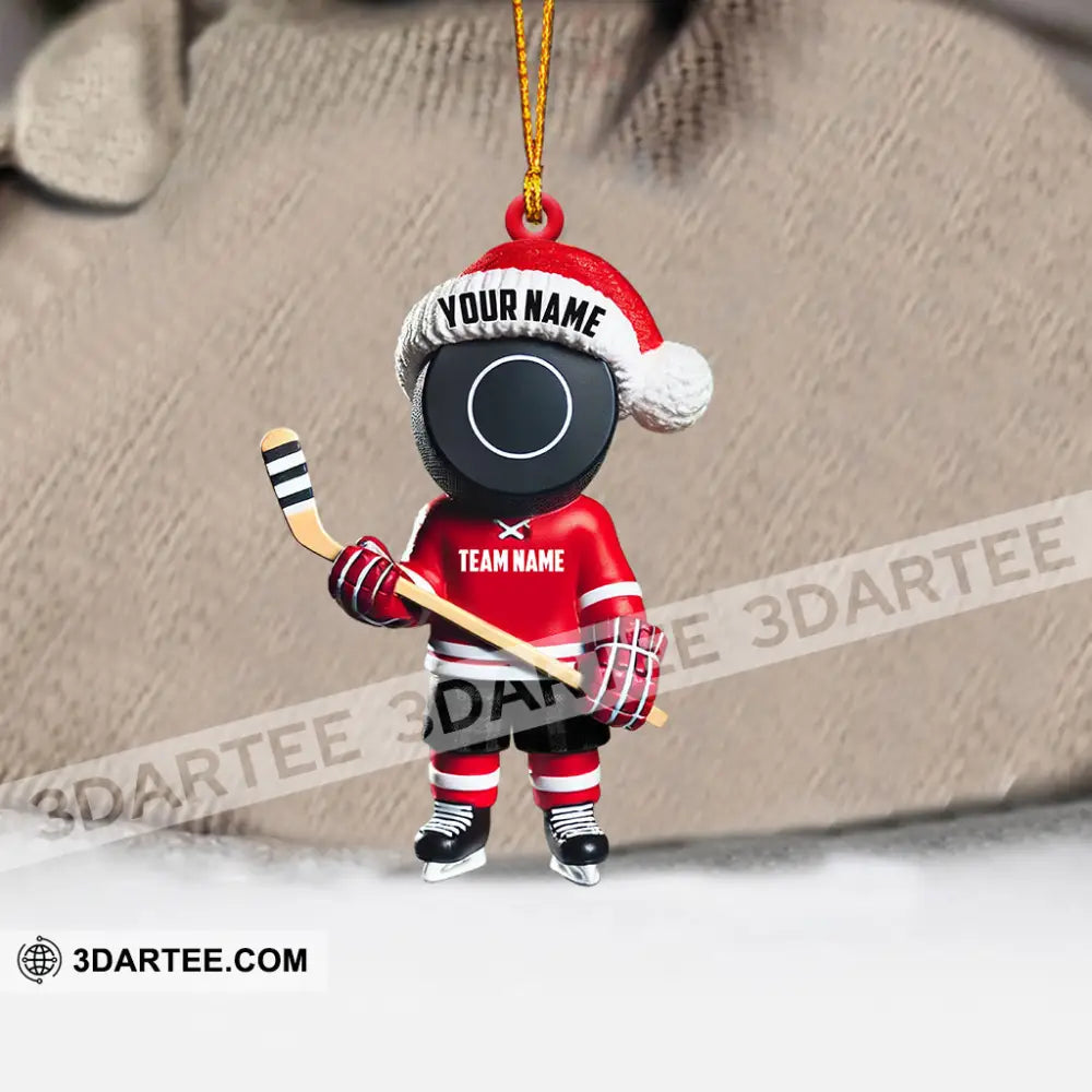 Squid Game Hockey Christmas Ornament Personalized Ornament Ornament