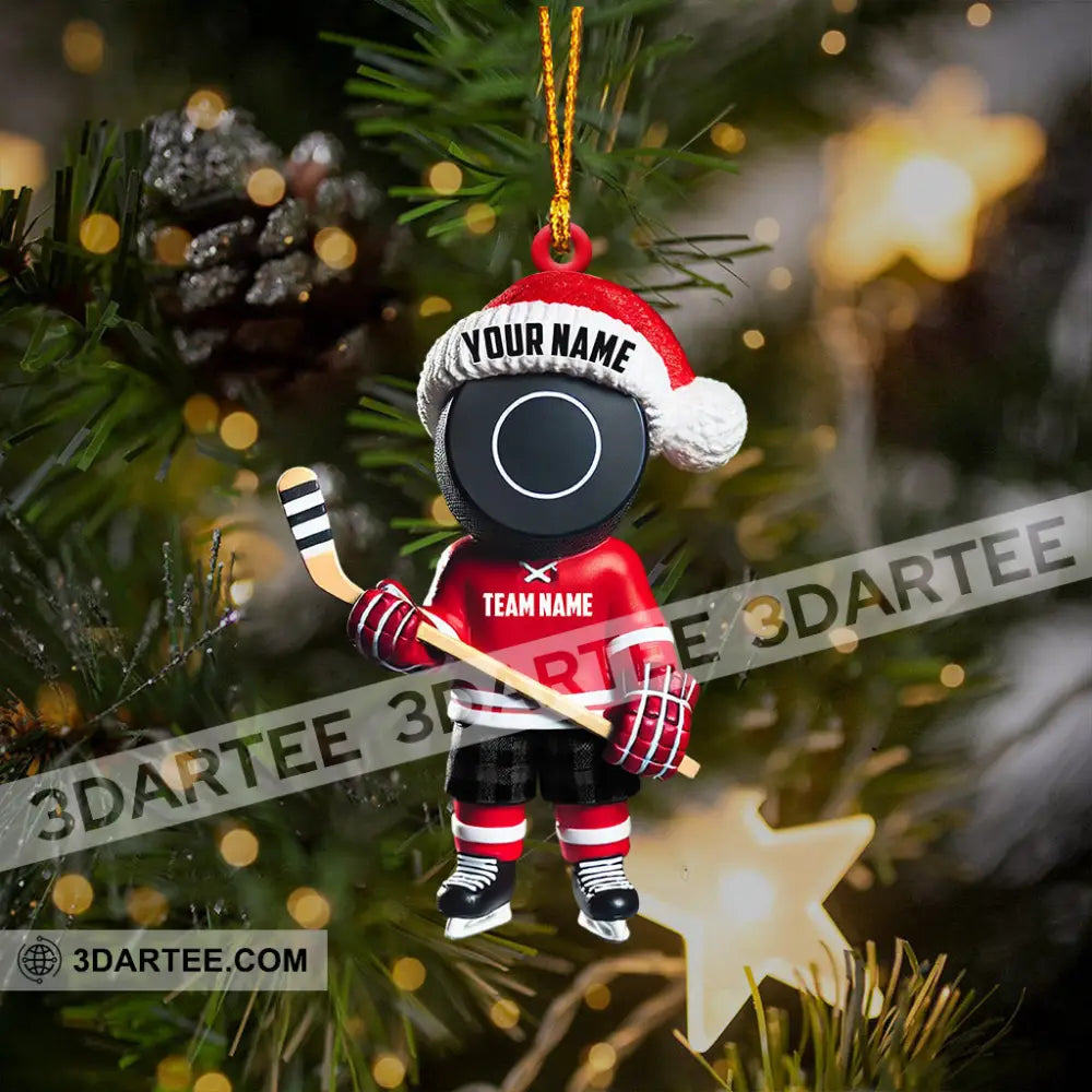 Squid Game Hockey Christmas Ornament Personalized Ornament Ornament